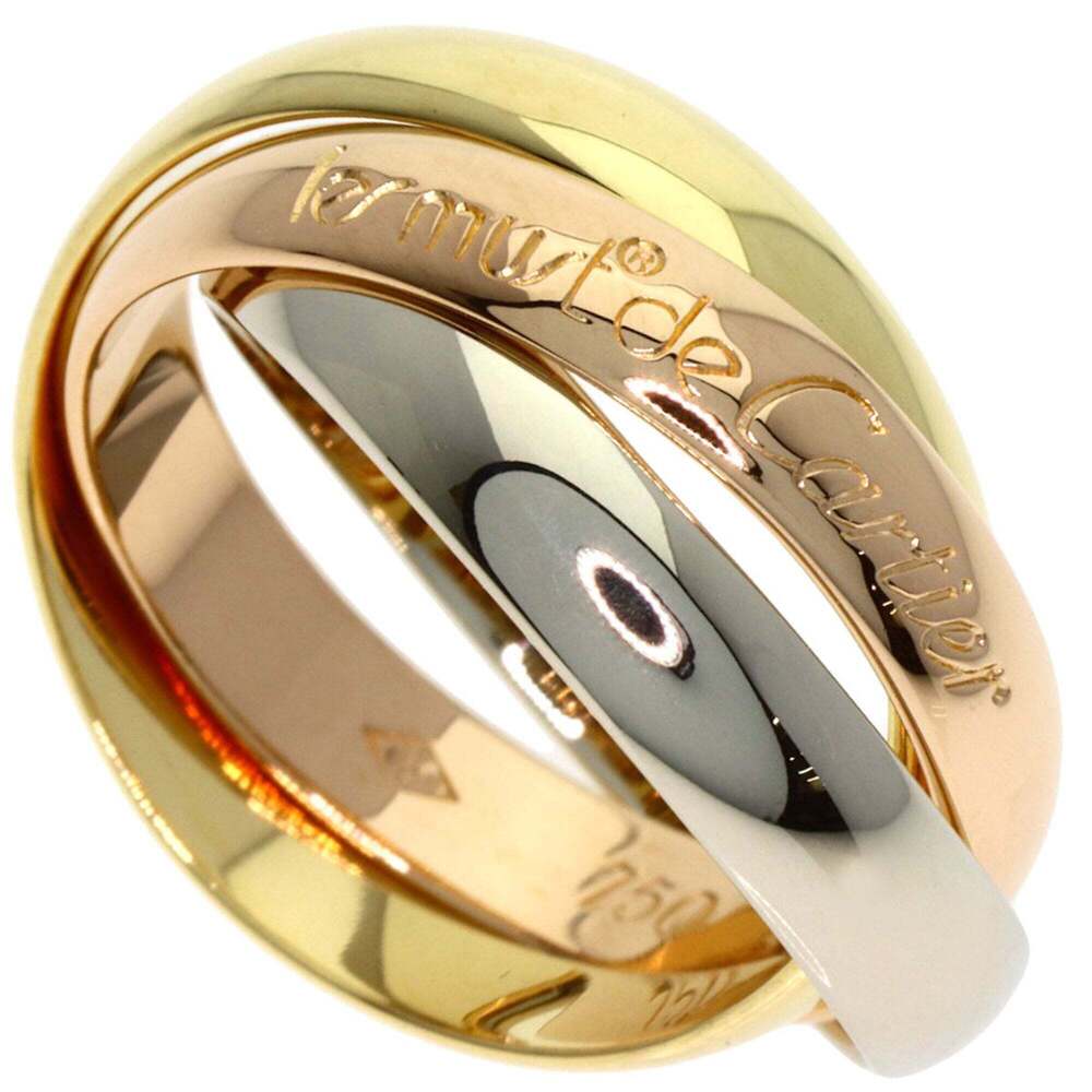 CARTIER 18k Gold Trinity Ring #48